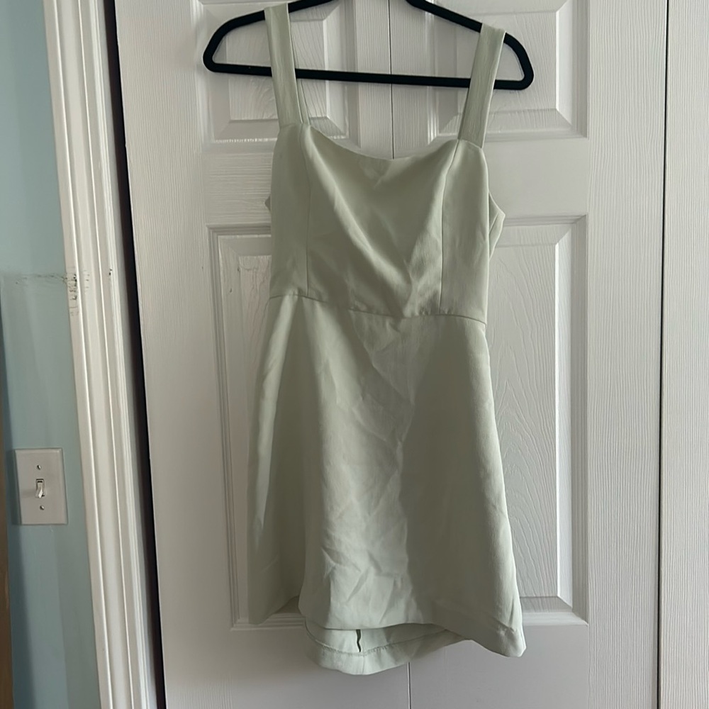 aritzia mint mini dress